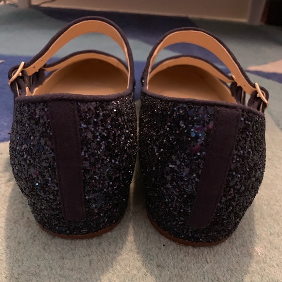 J. Crew Blue Glitter Shoes - Picture 2 of 4